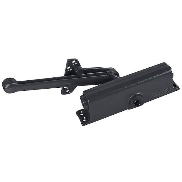 Surf Closer, CUSH Arm, Tri Mount, SPBLK, Less Cover